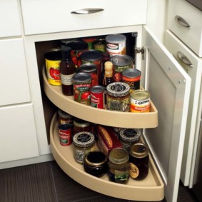 organização do espaço nas opções de fotos da cozinha