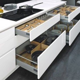 organização do espaço na cozinha tipos de design