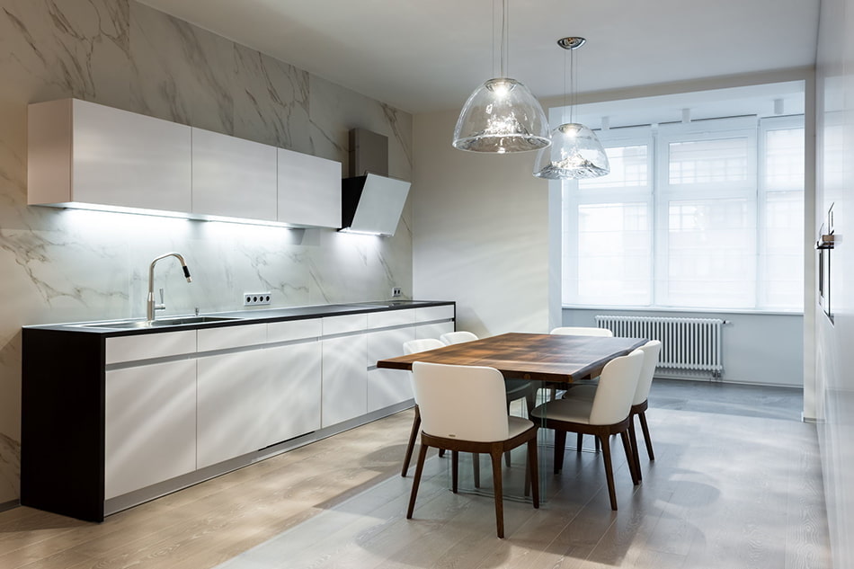 Осветление на престилка за минимализъм