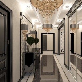 couloir dans une maison privée