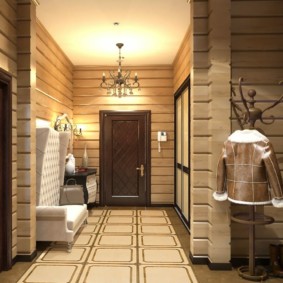 couloir dans une maison privée