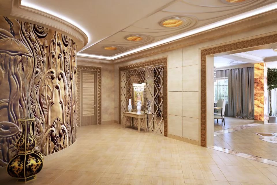 couloir dans une maison privée art déco