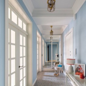 couloir dans la conception de photos de style classique