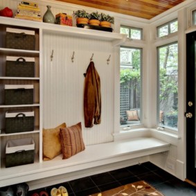 couloir dans des options photo de style classique