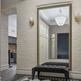 couloir dans la conception de photos de style classique