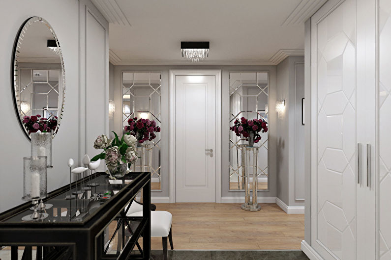 couloir en photo de style classique