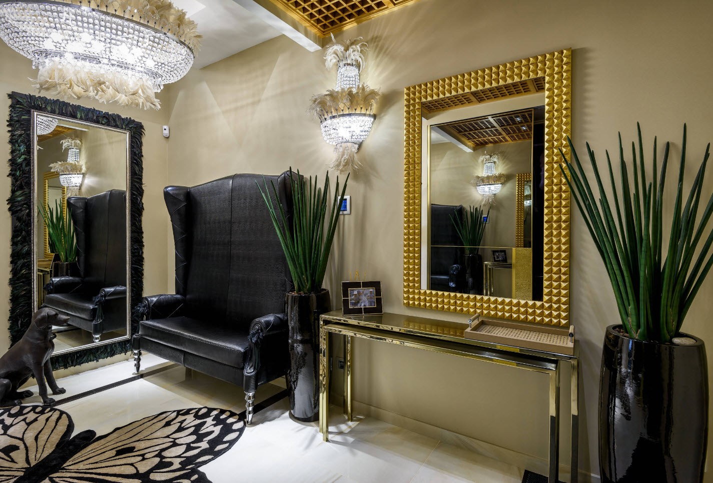 couloir dans le style classique de l'idée