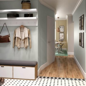 couloir dans une photo de style moderne