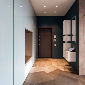 couloir dans un décor photo de style moderne