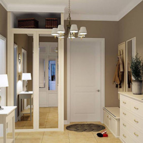 couloir dans un décor photo de style moderne