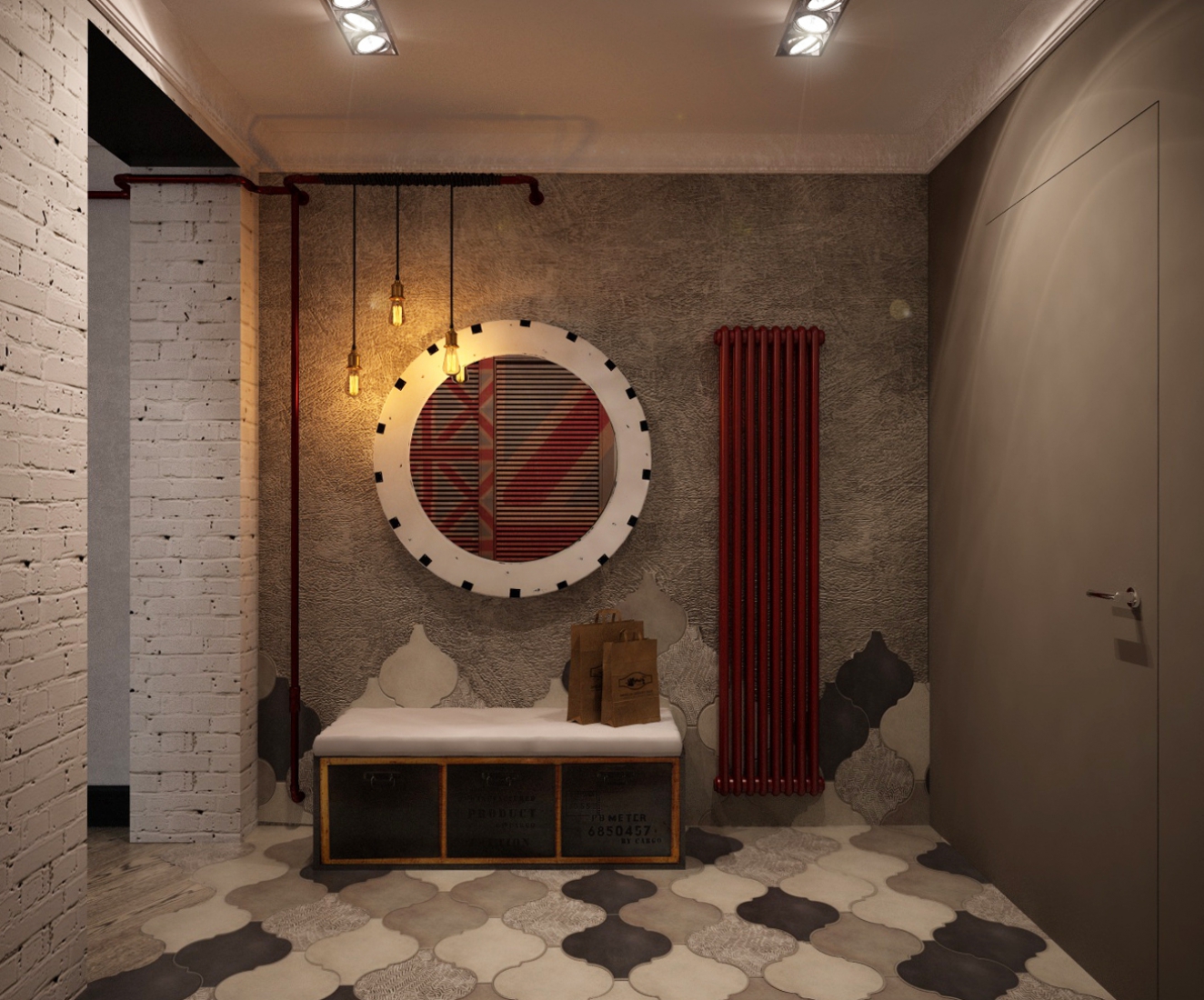 hall d'entrée de style moderne