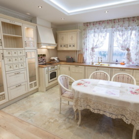 langsir untuk gaya dapur membuktikan idea dalaman