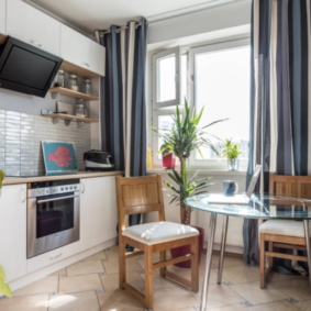 langsir untuk dapur dalam gaya foto idea provence