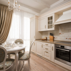 langsir untuk idea foto gaya dapur provence