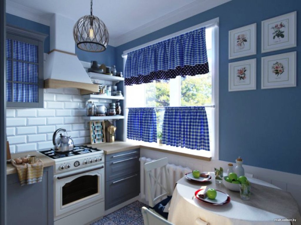 Curtains Provence dalam sangkar