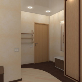 combinaison de carreaux et de stratifié dans les types de photos de couloir