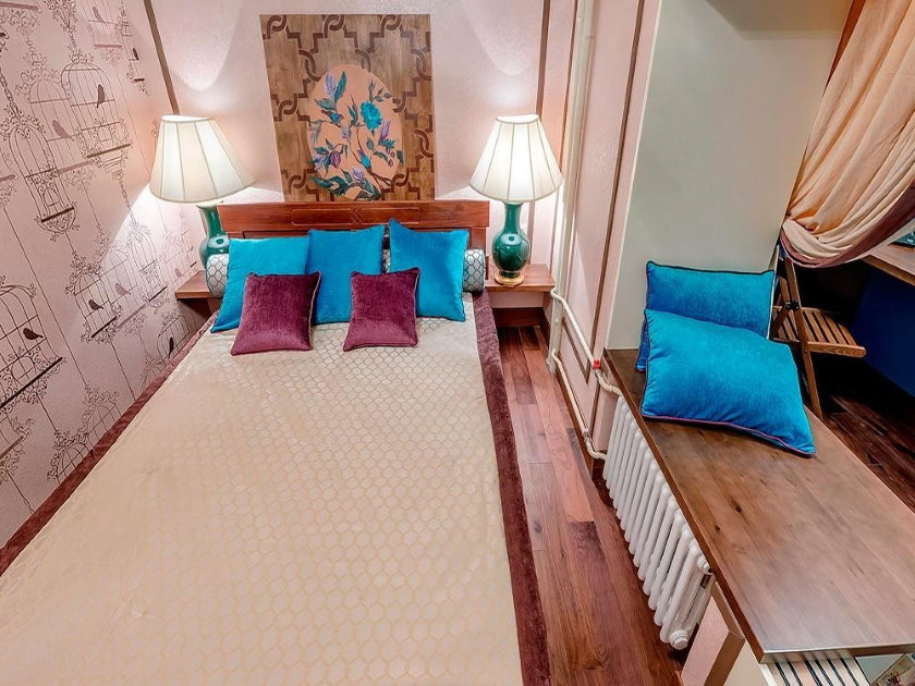 Coin nuit sur le balcon après avoir rejoint la chambre