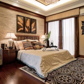 5 by 5 meter bedroom photo decoration