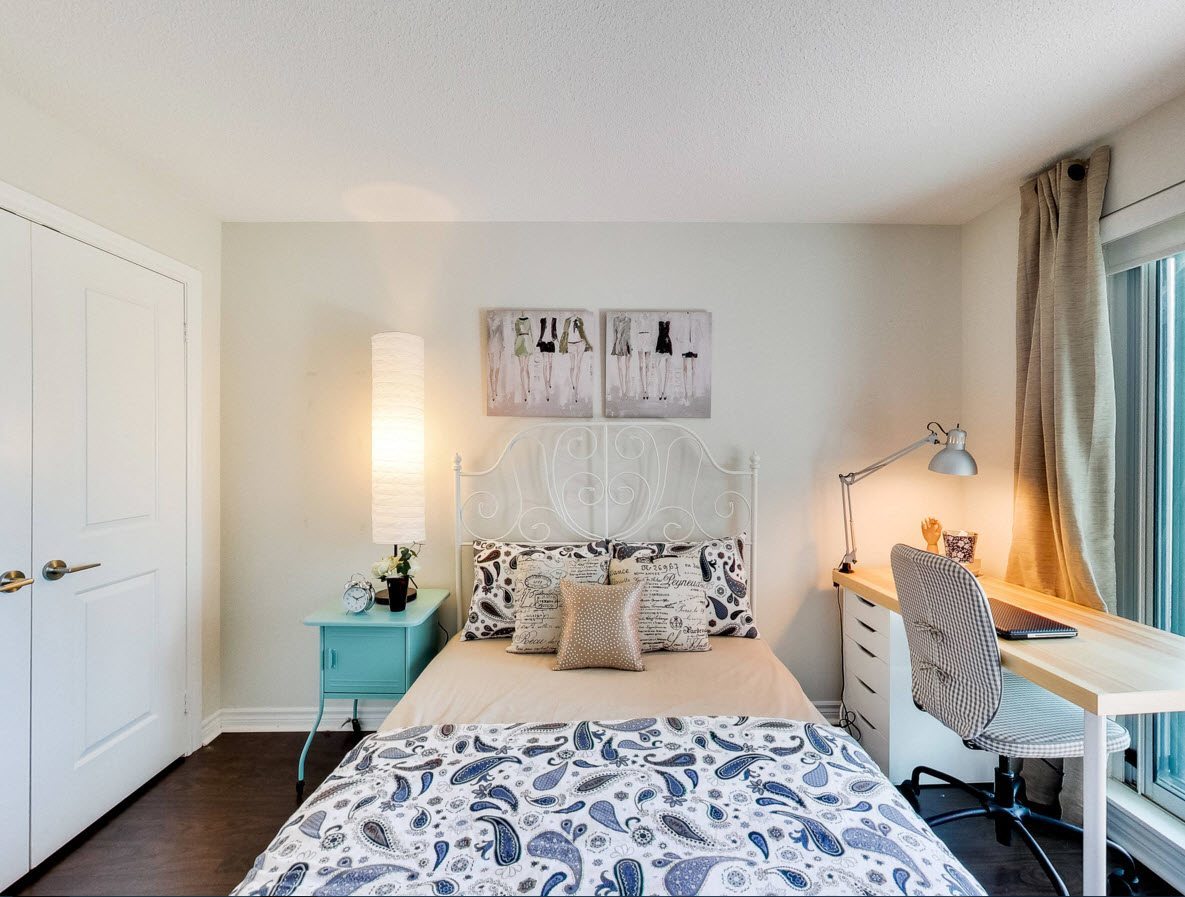 5 by 5 meter bedroom interior photo