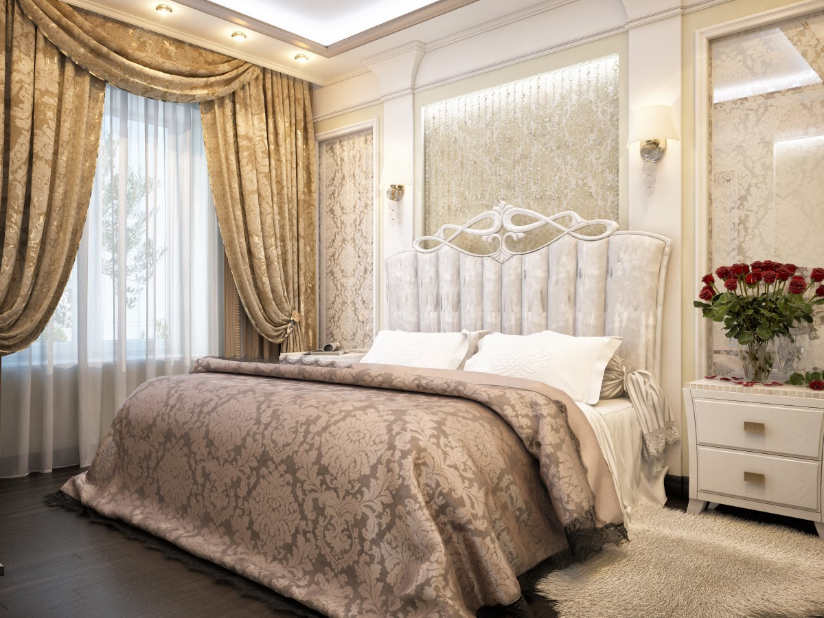 5 by 5 meter classic bedroom