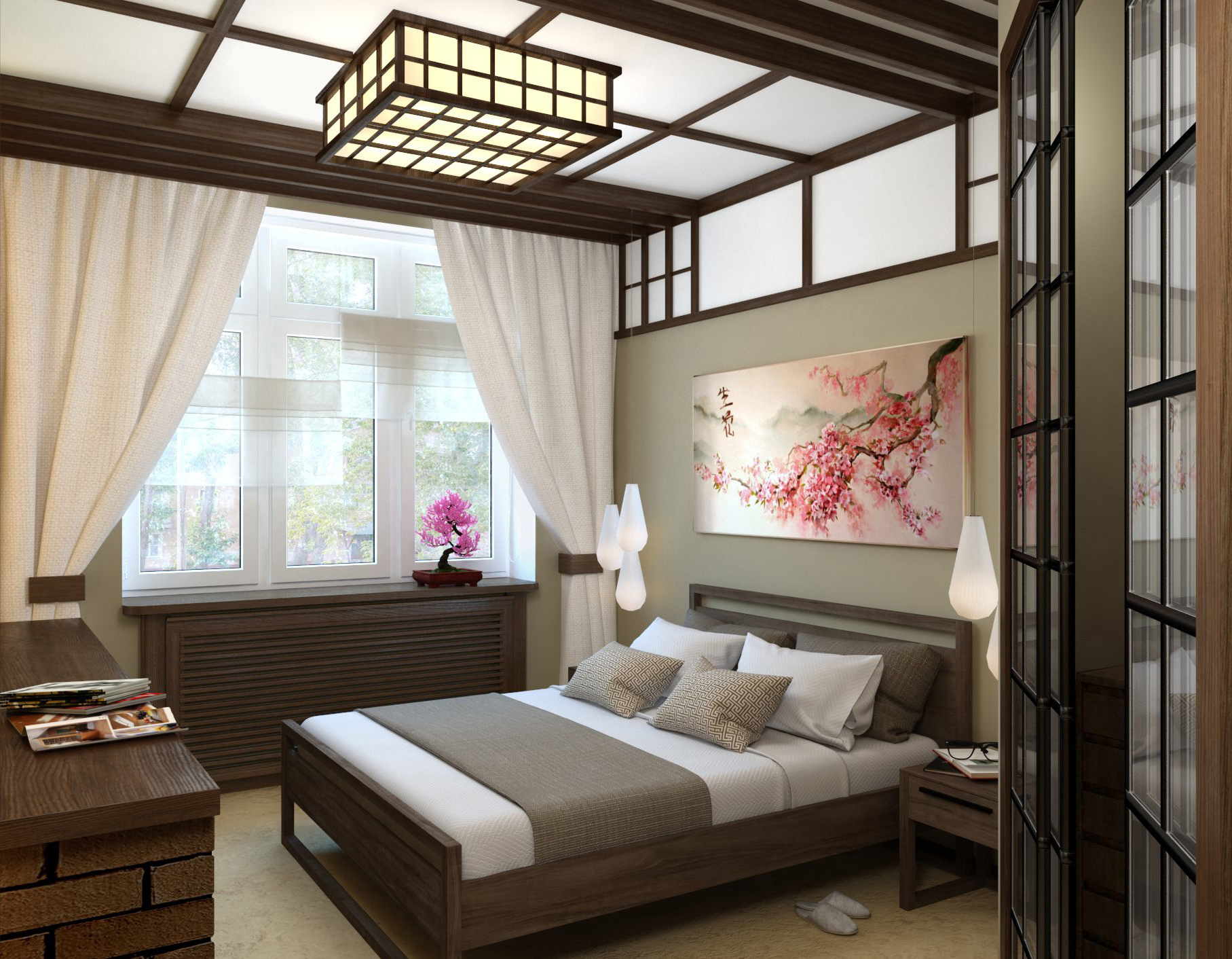 5 by 5 meter bedroom Japanese style