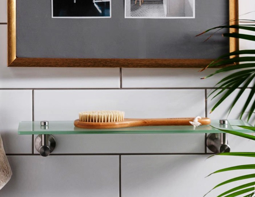 ชั้นวางกระจกสำหรับห้องน้ำ