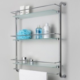 กระจกห้องน้ำชั้นวางรูปภาพ