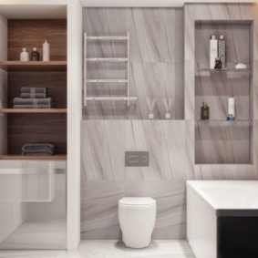 แนวคิดการออกแบบชั้นวางกระจกห้องน้ำ