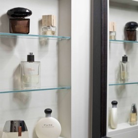 กระจกห้องน้ำชั้นความคิดภาพ