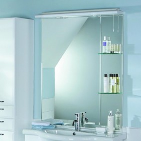 ชั้นวางแก้วสำหรับตกแต่งห้องน้ำ