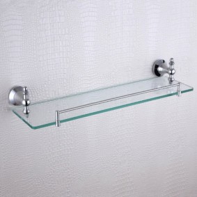 ชั้นวางกระจกสำหรับออกแบบห้องน้ำ