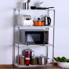 steel shelving for the kitchen