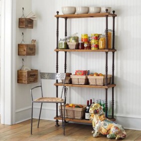shelving for kitchen decor