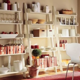 kitchen shelf decor ideas