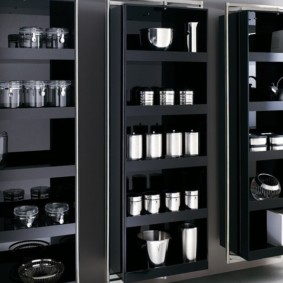 kitchen rack black