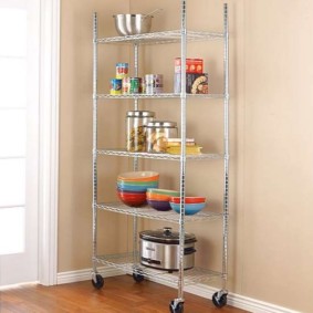 metal kitchen rack