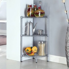 metal kitchen shelf