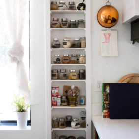 narrow rack for the kitchen