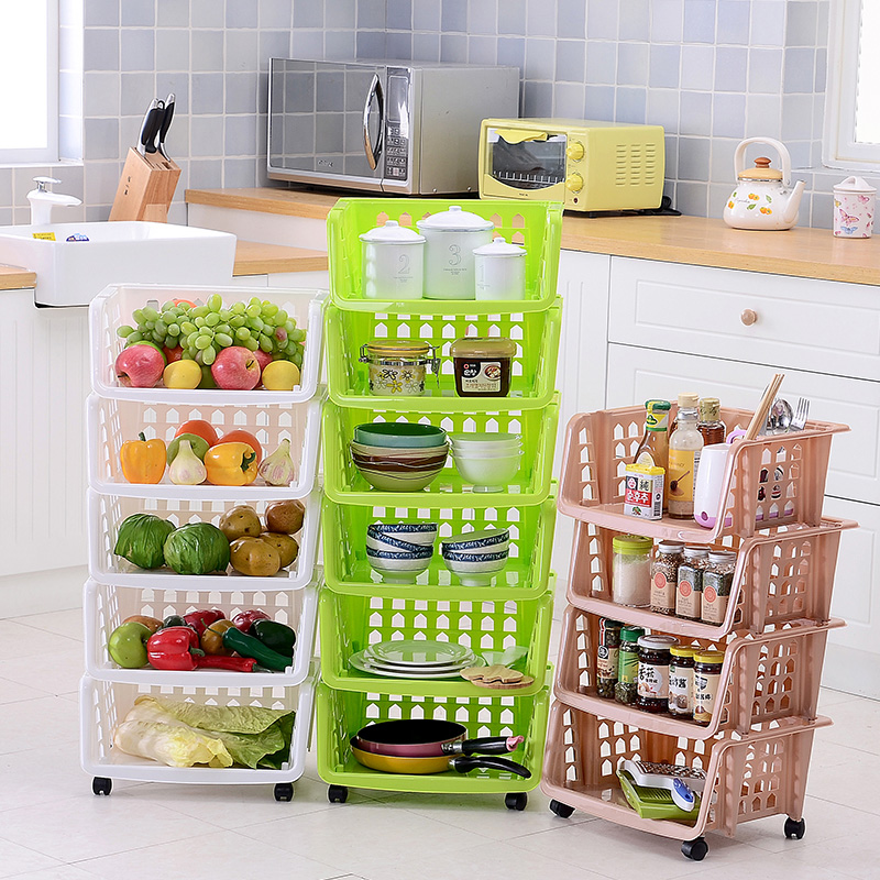 plastic kitchen shelving