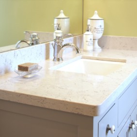 เคาน์เตอร์ในภาพตัวเลือกห้องน้ำ