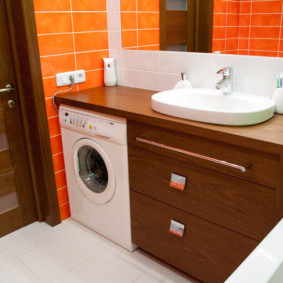 เคาน์เตอร์ในรูปถ่ายพันธุ์ห้องน้ำ