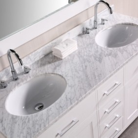 แนวคิดการออกแบบเคาน์เตอร์ห้องน้ำ