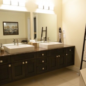 เคาน์เตอร์ในรูปการตกแต่งห้องน้ำ