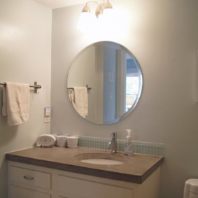 เคาน์เตอร์ในการตกแต่งภายในภาพห้องน้ำ