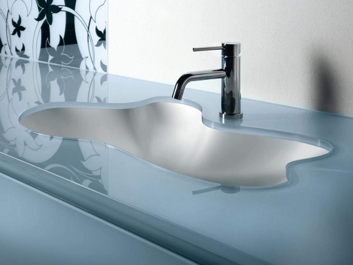 เคาน์เตอร์ห้องน้ำกระจก