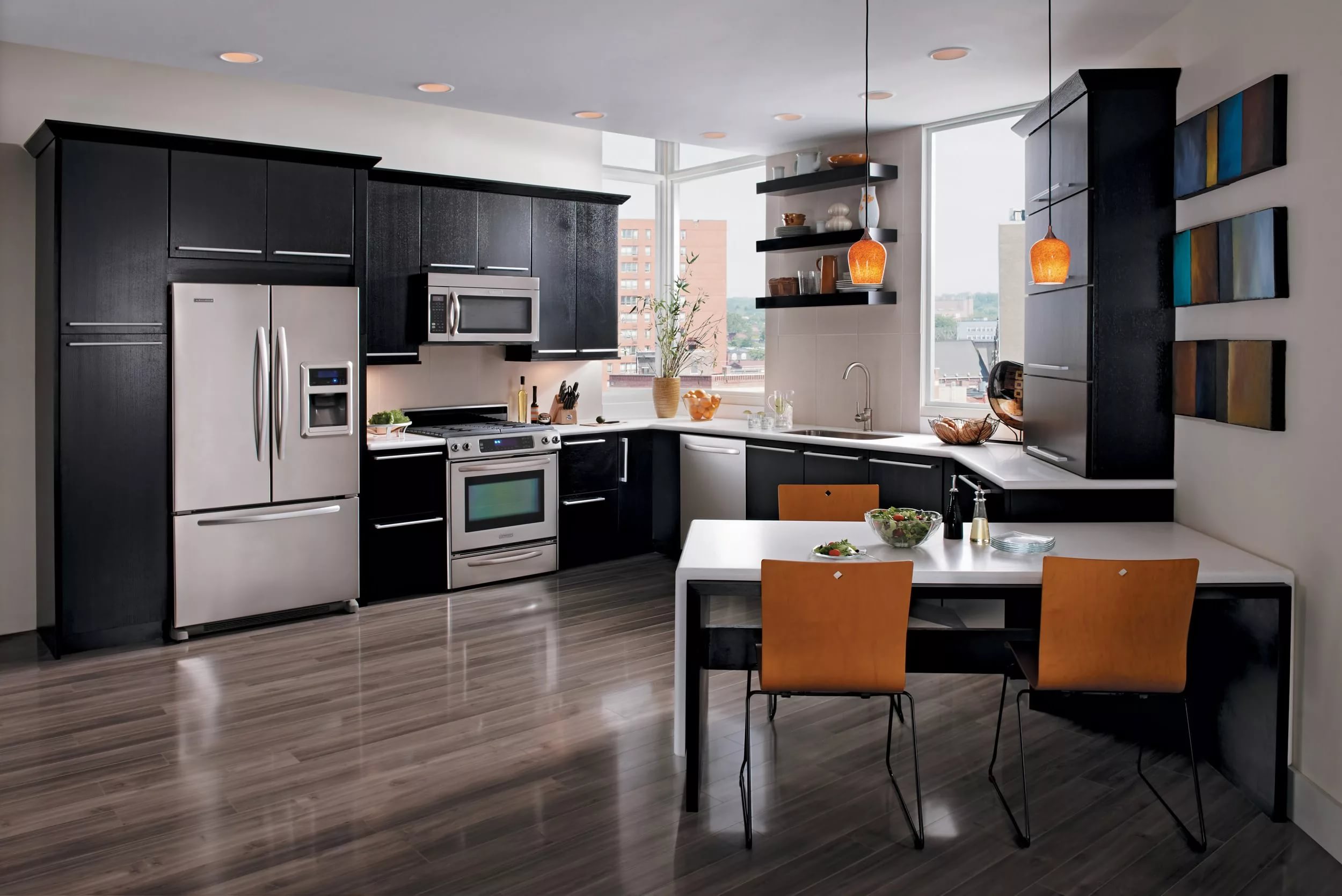 organização do espaço na cozinha