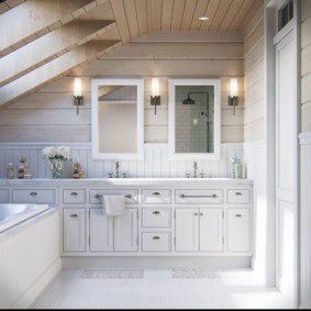 Attic bathroom