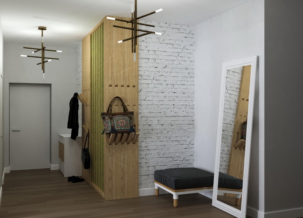 Cintre ouvert dans le hall du style loft