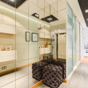 καθρέφτη διάδρομο με σχεδιασμό ιδεών feng shui