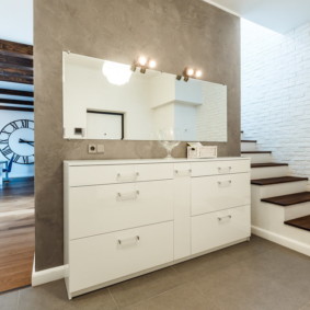 καθρέφτη διάδρομο με ιδέες διακόσμησης feng shui